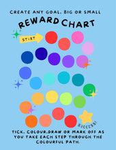 Load image into Gallery viewer, Follow the rainbow path reward chart FREE PRINTABLE digital download