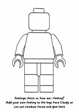 Load image into Gallery viewer, How am i feeling Lego FREE PRINTABLE digital download