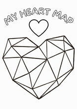 Load image into Gallery viewer, My heart map activity FREE PRINTABLE digital download