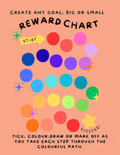 Load image into Gallery viewer, Follow the rainbow path reward chart FREE PRINTABLE digital download
