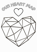 Load image into Gallery viewer, My heart map activity FREE PRINTABLE digital download