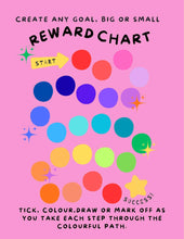 Load image into Gallery viewer, Follow the rainbow path reward chart FREE PRINTABLE digital download