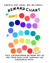 Load image into Gallery viewer, Follow the rainbow path reward chart FREE PRINTABLE digital download