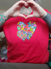 Load image into Gallery viewer, The Red Heart Movement rainbow heart FREE PRINTABLE digital download