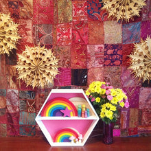 Load image into Gallery viewer, Wooden rainbow handmade toy