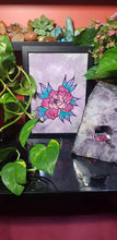 Load image into Gallery viewer, Pink peony flower Australian floral tattoo inspired artwork