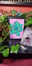 Load image into Gallery viewer, Lime green magnolia flower Australian floral tattoo inspired artwork