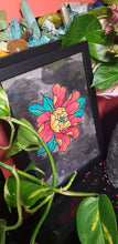 Load image into Gallery viewer, Lucky red peony flower Australian floral tattoo inspired artwork