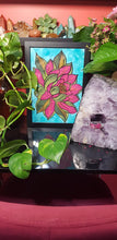 Load image into Gallery viewer, Olive lotus Australian floral tattoo inspired artwork