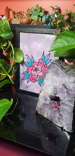 Load image into Gallery viewer, Pink peony flower Australian floral tattoo inspired artwork