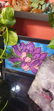 Load image into Gallery viewer, Lotus magenta Australian floral tattoo inspired artwork