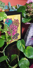 Load image into Gallery viewer, Succulents flower Australian floral tattoo inspired artwork