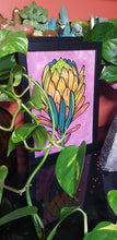 Load image into Gallery viewer, Yellow protea flower Australian floral tattoo inspired artwork