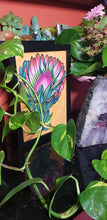 Load image into Gallery viewer, Waratah flower Australian floral tattoo inspired artwork