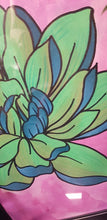 Load image into Gallery viewer, Lime green magnolia flower Australian floral tattoo inspired artwork