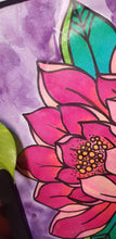 Load image into Gallery viewer, Magenta lotus flower Australian floral tattoo inspired artwork