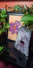 Load image into Gallery viewer, Purple peony flower Australian floral tattoo inspired artwork