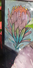 Load image into Gallery viewer, Earthy protea flower Australian floral tattoo inspired artwork