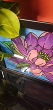 Load image into Gallery viewer, Lotus magenta Australian floral tattoo inspired artwork