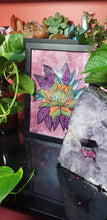 Load image into Gallery viewer, Earthy tones of green peony Australian floral tattoo inspired artwork