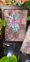 Load image into Gallery viewer, Earthy turquoise peony Australian floral tattoo inspired artwork