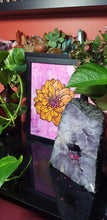 Load image into Gallery viewer, Golden dahlia Australian floral tattoo inspired artwork