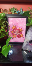 Load image into Gallery viewer, Red peony Australian floral tattoo inspired artwork