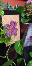 Load image into Gallery viewer, Purple peony flower Australian floral tattoo inspired artwork