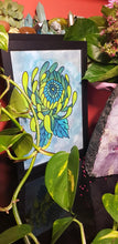 Load image into Gallery viewer, Green crysanthemum flower Australian floral tattoo inspired artwork