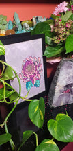 Load image into Gallery viewer, Pastel crysanthemum flower Australian floral tattoo inspired artwork