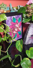 Load image into Gallery viewer, Magenta lotus flower Australian floral tattoo inspired artwork