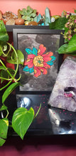 Load image into Gallery viewer, Lucky red peony flower Australian floral tattoo inspired artwork