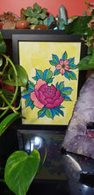 Load image into Gallery viewer, Spring blossom flower Australian floral tattoo inspired artwork