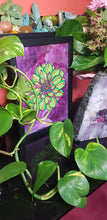Load image into Gallery viewer, Lime succulent flower Australian floral tattoo inspired artwork