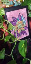 Load image into Gallery viewer, Earthy tones of green peony Australian floral tattoo inspired artwork