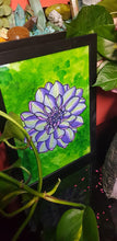 Load image into Gallery viewer, Lime succulent flower Australian floral tattoo inspired artwork