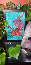 Load image into Gallery viewer, Pink lily flower Australian floral tattoo inspired artwork