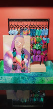 Load image into Gallery viewer, Turkish delight glitter handmade earrings polymer clay
