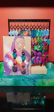 Load image into Gallery viewer, Turkish delight glitter handmade earrings polymer clay