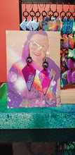 Load image into Gallery viewer, Pink diamonds glitter handmade earrings polymer clay