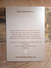 Load image into Gallery viewer, Stormy sky stud handmade earrings polymer clay earthy