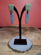 Load image into Gallery viewer, Slade stud handmade earrings polymer clay earthy