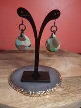 Load image into Gallery viewer, Magic forest dangle handmade earrings polymer clay earthy