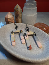 Load image into Gallery viewer, SALE Pastel pretties dangle handmade earrings polymer clay earthy