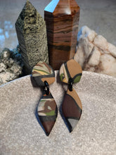 Load image into Gallery viewer, SALE Gumdrop studs handmade earrings polymer clay earthy
