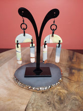 Load image into Gallery viewer, SALE Pastel pretties dangle handmade earrings polymer clay earthy