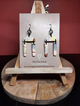 Load image into Gallery viewer, SALE Pastel pretties dangle handmade earrings polymer clay earthy