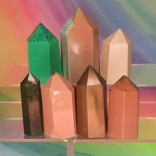 Load image into Gallery viewer, Resin crystal set in earthy forest tones