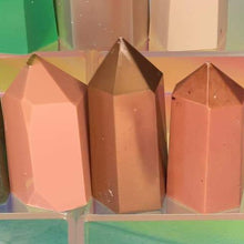 Load image into Gallery viewer, Resin crystal set in earthy forest tones