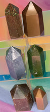 Load image into Gallery viewer, Resin crystal set in gold & earthy tones